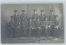 Gruppenfoto WK I Soldaten Uniform
