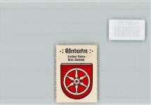 74706 W6960 Osterburken - Vignette Wappen Kaffee Hag ca 1920-1940