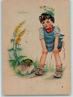 sign Lupicina - Mädchen und ein Frosch Frosch