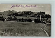 87466 W8967 Petersthal , Allgäu - Blick nach Petersthal