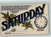 Saturday - Taschenuhr AK Tag