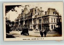 Buenes Aires Estacion Del F.C.S. , Straßenbahn, Automobile ca 1924 AK Bahnhof Foto AK