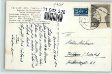 87740 W8941 Buxheim b Memmingen 1953 - Seegaststätte AK