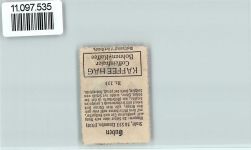 03172 O7560 Guben - Vignette Wappen Kaffee Hag ca 1920-1940