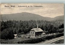 94481 W8352 Grafenau , Niederbay 1910 - Scheuereck mit Gr. Falkenstein Ort lt. Stempel