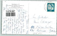 79235 W7818 Burkheim , Kaiserstuhl - Blick nach Burkheim Weinberge