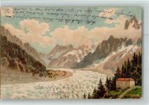 Eggenfelden fleckig Gletscher 1903 Lithographie