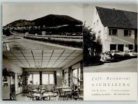 W7321 Aichelberg , Kr Göppingen Restaurant an der Autobahn mit Innenansicht , gute Erhaltung AK Autobahn
