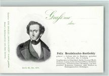 Essers Seifenpulver Werbung - Das Grosse Jahrhundert Serie M Nr. 404 - Mendelssohn - gute Erhaltung Serie