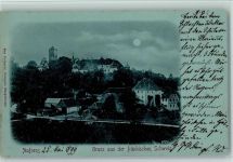91347 W8551 Aufseß 1899 Mondschein Gruss aus , AK