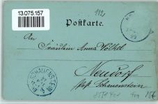 91347 W8551 Aufseß 1899 Mondschein Gruss aus , AK