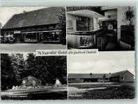 49419 W2841 Wagenfeld 1964 - Gasthaus Fiefstück, Innenansicht Bartresen, Schule, Schützendenkmal, gute Erhaltung AK