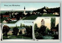 85447 W8059 Wartenberg , Oberbay - Rocklfing, Teilansicht, Bad Wartenberg 1908 AK