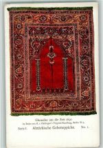 Serie I Nr. 1 - Meisterstücke orientalischer Knüpfkunst in Bildern AK Teppich