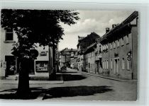 95111 W8673 Rehau , Oberfr 1960 - Bahnhofstraße, gute Erhaltung AK