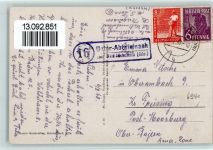 69518 W6941 Abtsteinach 1948 - Kriegerdenkmal, Kirche, Teilansicht, AK