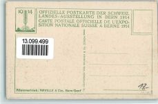 Bern Berne Restaurant Studerstein Abends - Landesausstellung 1914 Ausstellung