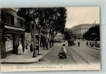Alger Algier - Rue Dumont-d`Urville et Place Bresson, gute Erhaltung AK