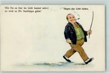 Verlag WS+SB Nr. 1208 Neujahr Humor AK HGL