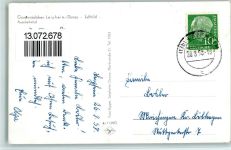 W8874 Leipheim Luftbild - Autobahnhof , gute Erhaltung AK Autobahn 1958 Foto AK