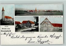 36355 W6424 Crainfeld 1901 Gebrauchsspuren Gasthaus zur Krone AK