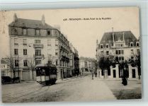 25000 Besancon 1913 - Straßenbahn, cable car, Romd-Pointde la Monillere, gute Erhaltung AK