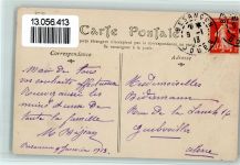 25000 Besancon 1913 - Straßenbahn, cable car, Romd-Pointde la Monillere, gute Erhaltung AK
