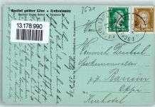 95100 W8686 Kirchenlamitz - Gasthaus Goldner Löwe Bes. Eugen Reinel