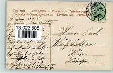 Hufeisen - Geldscheine 1905 AK Geldschein auf AK