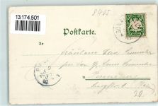 Walhalla 1899 Gebrauchsspuren Donaustauf Lithographie