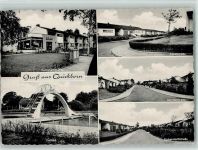 25451 W2085 Quickborn , Kr Pinneberg - Harksheider Weg Kleiststraße Schillerstraße Eichendorffstraße Freibad Rutsche Quickborn