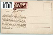 Serie IV Nr. 3 - Meisterstücke orientalischer Knüpfkunst in Bildern AK Teppich