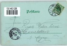 79761 W7890 Waldshut 1900 Lithographie / Mondschein