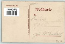 68160 Sainte-Marie-aux-Mines Markirch Lithographie / Künstlerkarte Teilansicht AK