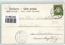 91126 W8540 Schwabach 1905 AK mit Goldfenster