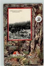91278 W8573 Schüttersmühle Prägedruck Fränkische Schweiz