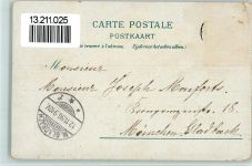 Antwerpen Anvers 1896 - Gruss aus - Hotel de Ville AK