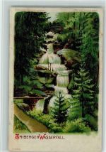 W7740 Triberg im Schwarzwald Wasserfall AK HGL, Verlag Meteor 1902 Lithographie
