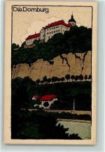 07778 O6904 Dornburg , Saale Künstlersteindruck Die Dornburg AK