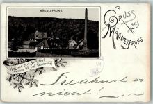 O4301 Mägdesprung Vorläufer Druck 1890-1895 Selkethal Vorläufer Lithographie