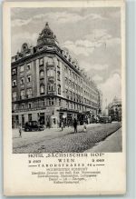 1010 Wien 1. Bezirk, Innere Stadt Foto AK Hotel Sächsischer Hof