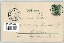 04600 O7400 Altenburg , Thür 1900 Künstlerkarte Rathaus Litfaßsäule