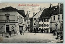88605 W7790 Meßkirch 1910 Karte beschädigt Obere Hauptstraße AK