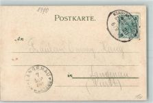 Konstanz-Bregenz Schiffspost Kurs 20 6.9.1900 Bodenseeschiffspoststempel
