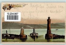 Konstanz-Bregenz Schiffspost Kurs 20 6.9.1900 Bodenseeschiffspoststempel