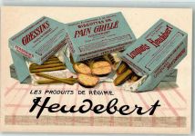 Nr. 11 Heudebert Gressins, Pain Grille AK Lebensmittel Lithographie