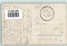 S.M.S. Kaiser AK Marineschiffspost Nr. 107 9.6.16 S.M.S. Derffling Marine WK I