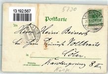 57610 W5230 Altenkirchen Westerwald 1898 Gebrauchsspuren Mängel Lithographie