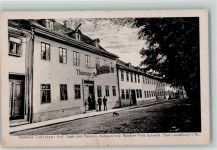 07338 O6804 Leutenberg , Thür 1920 Gebrauchsspuren Gasthaus Thür. Hof AK