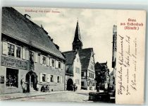 91224 W8561 Eschenbach b Lauf a d Pegnitz 1904 - Geschäft Josef Dumm Brunnen